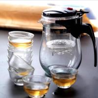 ราคา กาน้ำชา แก้วชง​ชา กาน้ำชาทรงกลมแบบใส พร้อมที่กรองชา 2132 (27833019894)