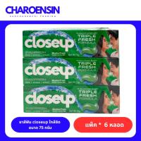 ราคา ยาสีฟัน close up ใกล้ชิด ขนาด 75 กรัม แพ็ค*6 หลอด (43805472854)