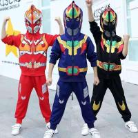 ราคา เสื้อผ้าอุลตร้าแมนเสื้อผ้าเด็กชายฤดูใบไม้ผลิฤดูใบไม้ร่วงชุดเด็กแจ็คเก็ตแขนยาวฤดูใบไม้ผลิชายเดอร์แมนชุดสองชิ้น (44551198779)