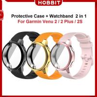 ราคา 2in1 สายนาฬิกาข้อมือซิลิโคน TPU แบบนิ่ม สําหรับ garmin venu 2S venu 2 garmin vivoactive 4 4s (22870505542)