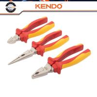 ราคา เคนโด้ คีมหุ้มฉนวน 1000โวลต์ ชุด 3 ชิ้น (คีมปากแหลมไฟฟ้า) - 85134 (57251375386)