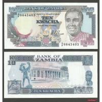 ราคา ธนบัตร แซมเบีย Zambia 10 ควาชา รุ่นปี 1991 P-31 สภาพใหม่เอี่ยม 100% UNC ไม่ผ่านการใช้ แบงค์สะสม (13443185657)