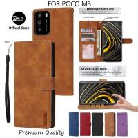 ราคา Leather Flip For XIAOMI POCO M3 - Leather Wallet Case - Casing Flip Cover Case Wallet Leather Flip (47552158982)