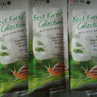 ราคา ของแท้100% RJK Best Snail Serum Mask สูตรเซรั่มเมือกหอยทาก (71881965)