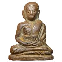 ราคา รูปหล่อเก่า หลวงปู่ไปล่ วัดกำแพง เนื้อสำริด (43566211428)