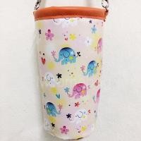 ราคา M COME BAG แก้วเก็บความเย็น ลายลิตเติ้ลช้างน้อย-สายสีส้ม (19230834334)