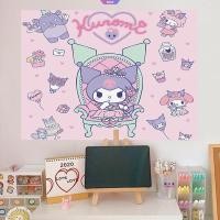 ราคา สติกเกอร์โปสเตอร์ ลายการ์ตูนอนิเมะ Sanrio Cinnamoroll My Melody Kuromi Hello Kitty สําหรับติดตกแต่งผนังห้องนอนเด็ก ห้องนั่งเล่น [RF] (23445751927)