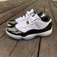 ราคา ขายดี รองเท้าผ้าใบ รองเท้าบาสเก็ตบอล Air Jordan 11 Retro Low Concord Black White AJ11 2023 528895-153 (25914893804)