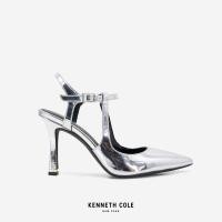 ราคา KENNETH COLE รองเท้าส้นสูงผู้หญิง รุ่น ROMI ANKLE SLING SILVER สีเงิน ( HEL - KL23ROA06-040 ) (25561829119)