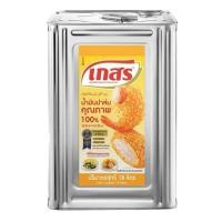 ราคา เกสร น้ำมันปาล์มคุณภาพ100% ปี๊บ 18ลิตร น้ำมันปี๊บ น้ำมันพืช (48351811176)