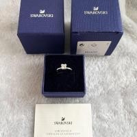ราคา แหวนเพชรเม็ดเดี่ยว Swarovski ของแท้ออก shop พารากอน แหวนเพชร Ring (22273111290)