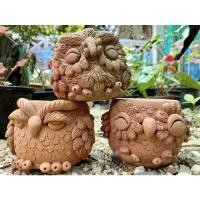 ราคา กระถางดินเผา นกฮูกใบโต (21513790653)