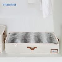 ราคา [แชมจินอา] ใต้เตียงจัดเก็บออแกไนเซอร์ใต้เตียงภาชนะซิปประหยัดพื้นที่มัลติฟังก์ชั่ที่มีฝาปิดถุงเก็บสําหรับตู้เสื้อผ้าตู้เสื้อผ้า (40301430717)