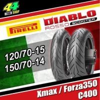 ราคา ยาง Pirelli Xmax ยกคู่ Diablo Rosso Scooter X-Max300 Forza350 120/70-15 150/70-14 (13775824470)