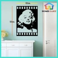 ราคา สติ๊กเกอร์ติดผนัง Wall Sticker วอลเปเปอร์สติ๊กเกอร์ Vintage แต่งบ้าน 3D Wallpaper Marilyn monroe มาริลิน มอนโร พร้อมส่ง (2558603479)