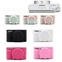 ราคา ฝาครอบยาง Softcase ยางเคสซิลิโคนสําหรับ Canon PowerShot SX730 SX740 HS กล้อง (54151305643)
