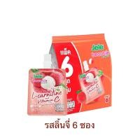 ราคา เจเล่บิวตี้ เยลลี่คาราจีแนน ผสมแอลคาร์นิที่น วิตามินซี และน้ำลิ้นจี่ 15% กลิ่นลิ้นจี่ 140 กรัม (แพ็ค 6 ซอง ) (28656931755)