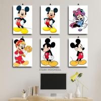 ราคา วอลเปเปอร์โปสเตอร์ห้องมิกกี้เมาส์ / ตกแต่งห้องการ์ตูนมิกกี้เมาส์น่ารัก / GYP|KV31I (52050562244)