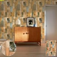 ราคา Wallpaper วอลเปเปอร์ติดผนังลายไม้เก่า สไตล์ที่ดูคลาสสิค กว้าง 0.53 x ยาว 10 เมตร (9600302234)