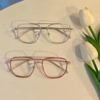 ราคา แว่นตาเกาหลี รุ่น gentlemerci แว่นตาทรงนักบิน งานสั่งตัดเลนส์ multicoat, blue block, auto, blue block auto (16578120216)