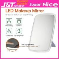 ราคา SN_ Vanity Beauty Cosmetic USB ไฟ LED แบบชาร์จไฟได้ MakeUp Mirror Travel Make Up Mirror Dressing (55401649440)