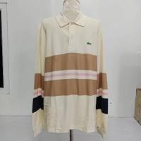 ราคา Lacoste เสื้อโปโลชาย รุ่น Men’s Lacoste Classic Fit Striped Cotton Polo Shirt Code: PH9765 10 LCG (สินค้าตำหนิ) (25811861027)