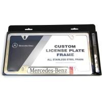 ราคา Mercedes Benz ของแท้ Q6880086 -กรอบป้ายทะเบียนสแตนเลสขัดเงา (41376142651)