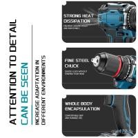 ราคา ประแจไร้สายพร้อมอุปกรณ์เสริมสว่านสว่านไฟฟ้าสว่านกระแทกไร้สาย21โวลต์กล่องพลาสติกไขควงไร้สายมือสว่านไฟฟ้าแบตเตอรี่ลิเธียม OCRQ (47701625220)