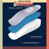 ราคา TAELLO 1.5 ซม.ป๊อปคอร์นพรีเมี่ยม eva โฟมโค้งรองรับความสูงเพิ่มสูงครึ่ง insoles ส้นยืดหยุ่นเท้า unisex (41919488763)