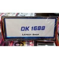 ราคา กรอบป้ายทะเบียนรถยนต์ สแตนเลส ไทเทเนียม (9901980369)