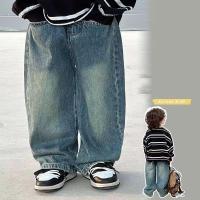ราคา กางเกงยีนขายาวลําลอง ทรงหลวม เข้ากับทุกการแต่งกาย แฟชั่นฤดูใบไม้ผลิ และฤดูใบไม้ร่วง สไตล์เกาหลี สําหรับเด็กผู้ชาย 2023 (21493113408)