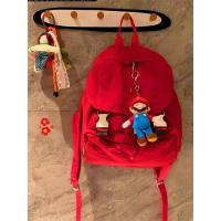 ราคา กระเป๋าเป้สะพายหลังสีแดงน่ารักๆ ดีเทลเก๋ๆ ใบไม่ใหญ่มากคับ (41607481303)