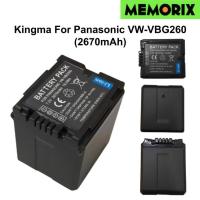 ราคา Kingma for Panasonic VW-VBG260 (2670mAh) 7.2V Lithium-Ion Battery compatible with following Panasonic camcorders: (43121292305)
