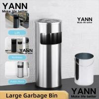 ราคา ยัน ถังขยะขนาดใหญ่,ถังขยะกลมสแตนเลส,กลางแจ้งทนทานสูงทรงกระบอกยืนถังขยะสําหรับสาธารณะวางสวน (51701404519)
