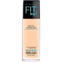 ราคา (พร้อมส่ง + แท้100%) Maybelline New York Fit Me! Matte + Poreless Foundation - 128 Warm Nude (440114706)