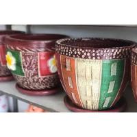 ราคา กระถางดินเผา 11" กระถางต้นไม้ดินเผา พร้อมถาดรอง(1ใบ) (29411384916)