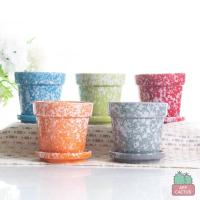 ราคา กระถาง เซรามิก ดินเผา 3 นิ้ว เกรด A เคลือบลายจุดกระถาง เซรามิค กระถางแคคตัส กระถางกระบองเพชร สไตล์มินิมอล สไตล์โมเดิร์น (9699353483)