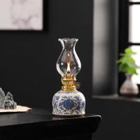 ราคา สมัยเก่าเซรามิกเนยโคมไฟแบบดั้งเดิมชาห้องตกแต่งบ้านไส้ตะเกียงพระพุทธรูปโบราณโคมไฟบรรยากาศโคมไฟตกแต่ง เคพีเอฟ0 (41476243273)