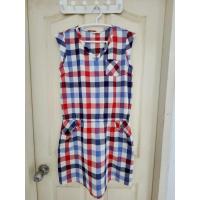 ราคา เดรสลายผ้าขาวม้า ISLEE (28539477006)