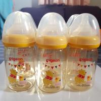 ราคา ขวดนมพีเจ้นสีชาคอกว้าง มือสอง (4641826422)