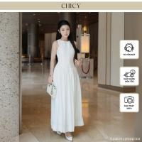 ราคา ชุดเดรสแม็กซี่เดรสเอวบานของแท้ CHICY - 114463ก (41153425192)