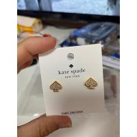 ราคา ต่างหู Everyday Spade Pave Studs ยี่ห้อ kate spade NEW YORK รูปใบโพธิ์♠️ ❌ไม่มีถุงผ้าสีชมพู❌ (29609674697)