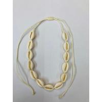 ราคา สร้อยคอเชือกถักประดับเปลือกหอยคาวรี่ หรือหอยเบี้ย (Cowrie Shell Handmade Necklace) (25047364461)