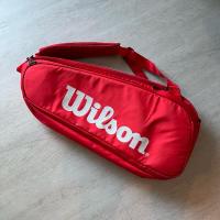ราคา [มือสอง] กระเป๋า เทนนิส tennis bag Wilson Super Tour red 6P ของแท้ (25910788705)