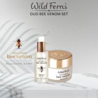 ราคา WILD FERNS (ไวล์ดเฟิร์นส) DUO BEE VENOM SERUM & MOISTURISER แพ็คคู่ เซรั่มและครีมมอยส์เจอไรเซอร์บีวีนอม (พิษผึ้ง) (11846783394)