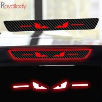 ราคา [โรเลย์-ไทย คุณภาพสูง] สติกเกอร์ไฟเบรครถยนต์ด้านหลังสติกเกอร์ไฟท้ายรูปลอกคาร์บอนไฟเบอร์รูปแบบ (42910906117)