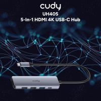 ราคา Cudy UH405 - 5-In-1 HDMI 4K USB-C Hub ( USB-C 3.2 / HDMI 1.4 ) (48651709892)