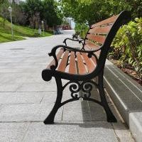 ราคา Senyi เก้าอี้พักผ่อนกลางแจ้งเก้าอี้คู่ส่วนที่เหลือไม้เนื้อแข็งเหล็กหล่อชุมชนเก้าอี้สวนสารกันบูดไม้หล่ออลูมิเนียมกลางแจ้งสแควร์ M6HE (57451673926)