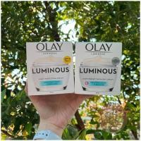 ราคา <<Kelly's Shop>> Olay Luminous Light Perfecting Day Cream SPF 15 PA++ 50g. / Night Cream 50g. (40825317960)
