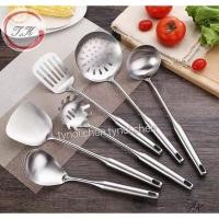 ราคา กระบวย/กระชอน/ทัพพี/ตะหลิว-ด้ามสแตนเลสหนา (5766789689)